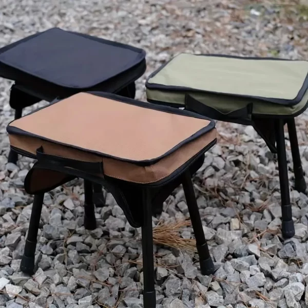 Outdoor Table And Chair Dual-Use Table, Liftable Portable Stool - Image 6