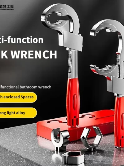 Multi-Function Sink Wrench – Universal Large Opening Faucet Tool