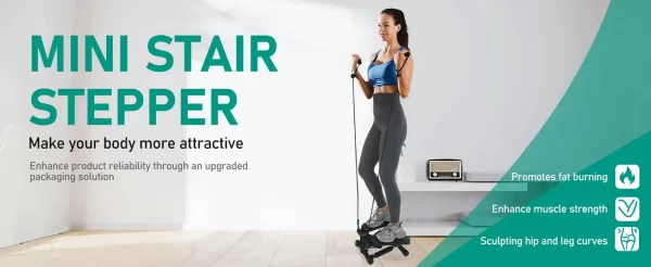 Steppers for Exercise, Mini Stair Under Desk Bike Pedal Exerciser - Image 9