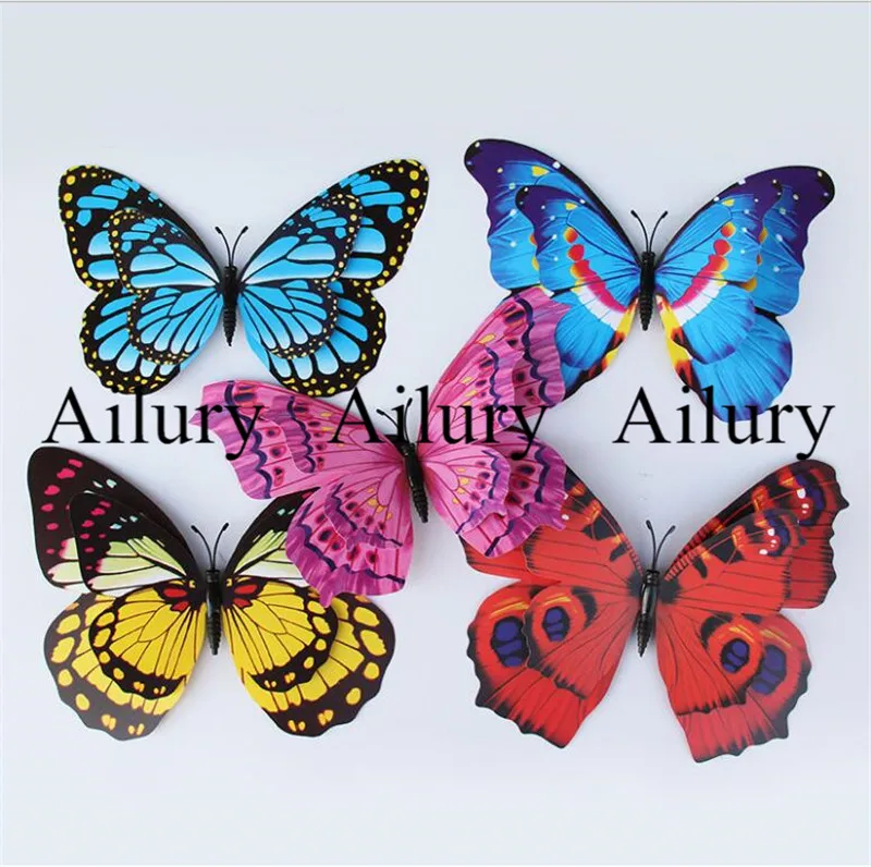 22cm Double Layer Simulation Butterflies - Image 4