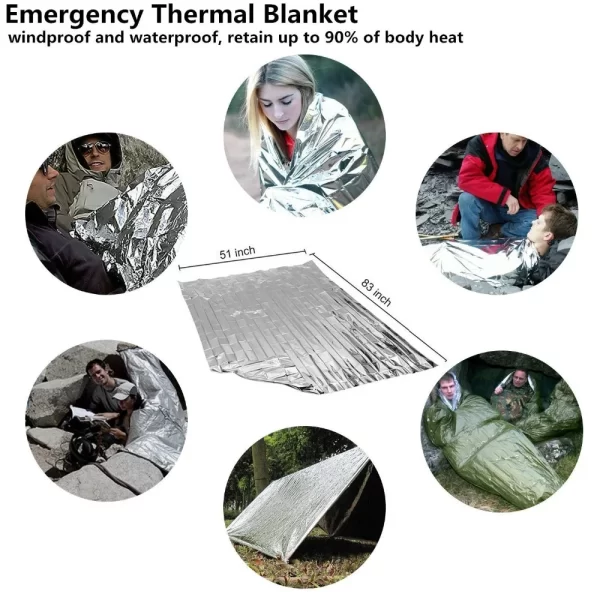 Survival kit set military outdoor travel mini camping tools aid kit emergency - Image 20