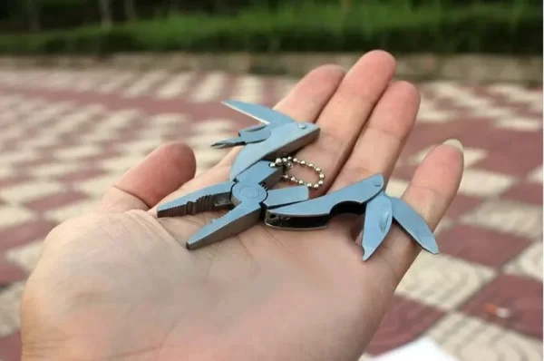 EDC Tools Travel Kits Portable Multifunction Folding Plier Stainless Steel Foldaway Knife - Image 20