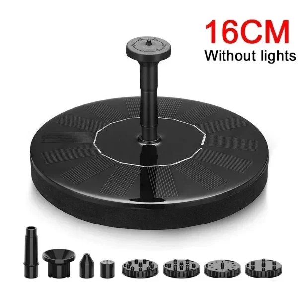 Fountain Light 7 Colors LED Light Solar Fountain Light Rotating Fountain - Image 11