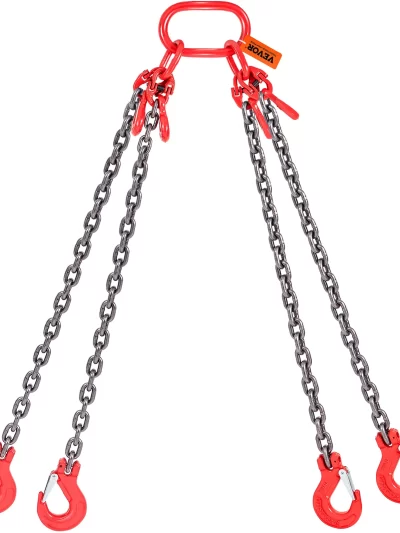 VEVOR Chain Sling 5/16 Inch X 5 Ft Lifting Chains with Hooks