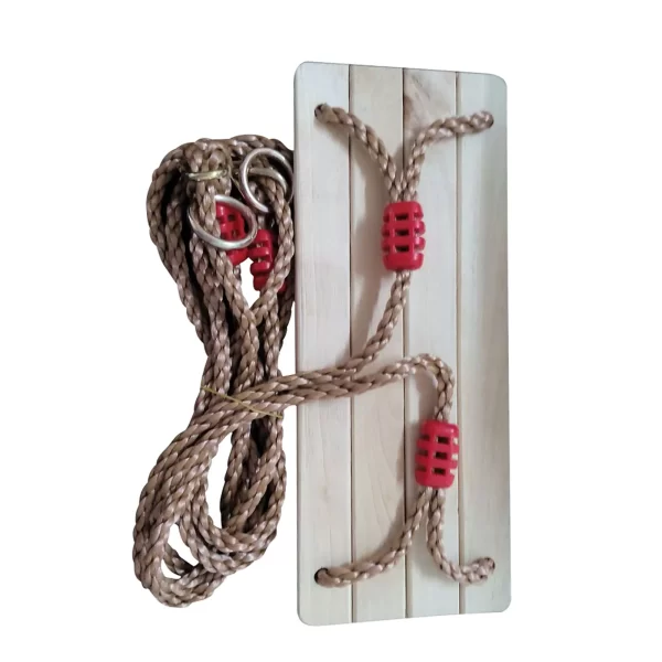 High-Quality Polished Four-Board Anti-Corrosion Wood Swing - Image 3
