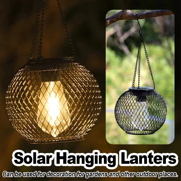 Solar Lantern Led Light Garden Lamps 3000k Lights Outdoor Waterproof