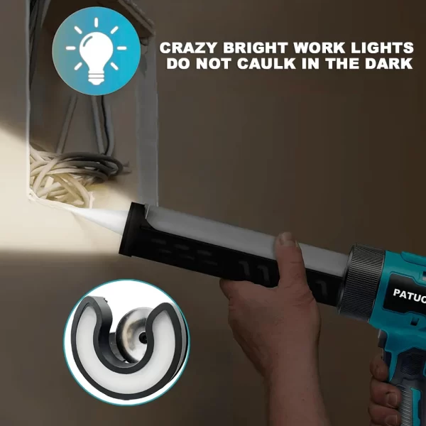 Cordless Electric Glue Gun Multifunctional Electric Caulking Gun Makita 18V Battery - Image 5