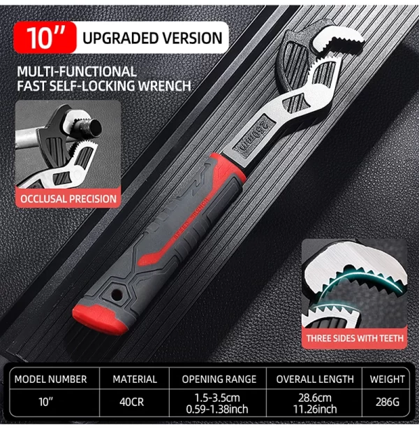 AIRAJ Universal Wrench Multi-Function Adjustable Wrench - Image 20