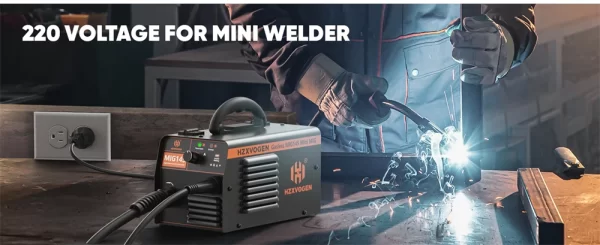 HZXVOGEN 145A Non-Gas Semi-automatic Welding Machine W/ Flux Core Wire MIG Welder Tool - Image 13