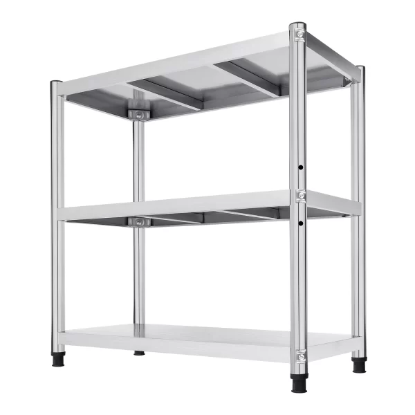 3-Tier Stainless Steel Multifunctional Food Prep Worktable - Image 4