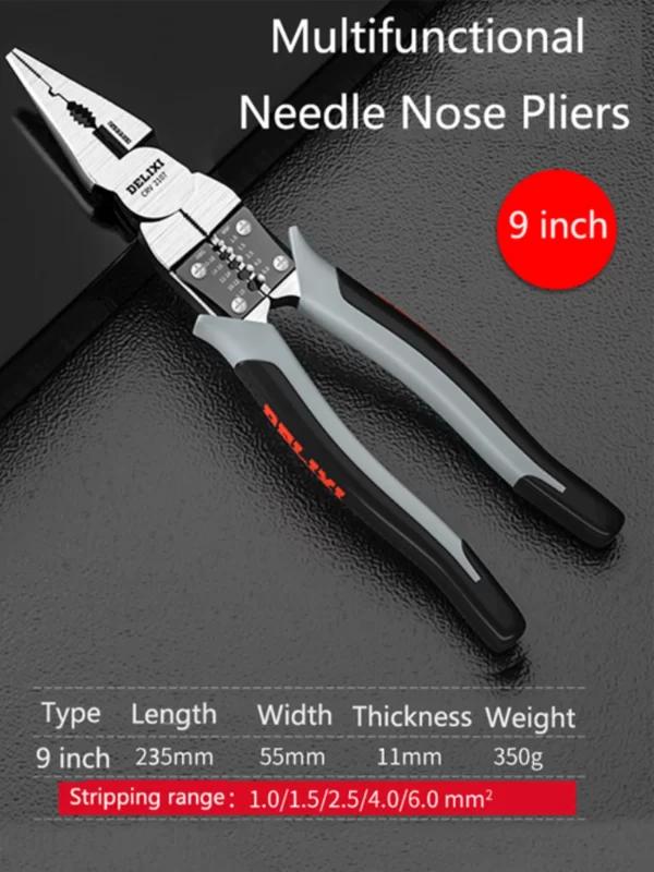 Multifunctional Universal Diagonal Pliers Needle Nose  Wire Cutters Electrician - Image 10
