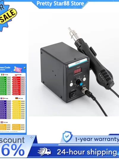 700W Hot Air Rework SMD Soldering Station