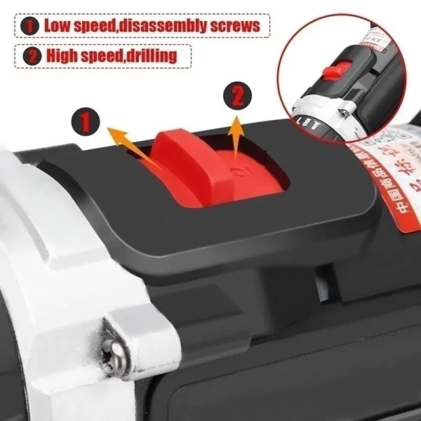 21V Cordless Impact Drill Electric Screwdriver Electric Hammer Drill - Image 17