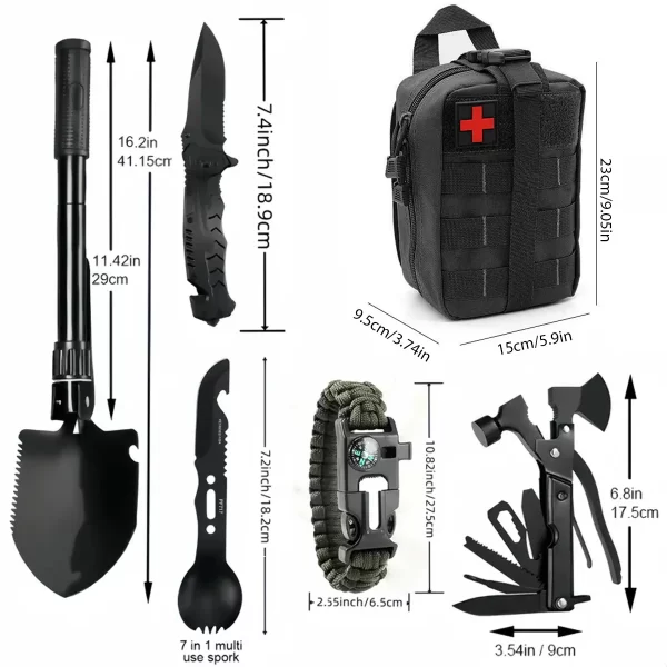 Outdoor Supplies Camping Emergency Equipment Camping Survival Tool Set - Image 13