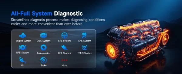 ANCEL DS300 OBD2 Car Scanner Bluetooth Auto All System Diagnostic Tool - Image 10