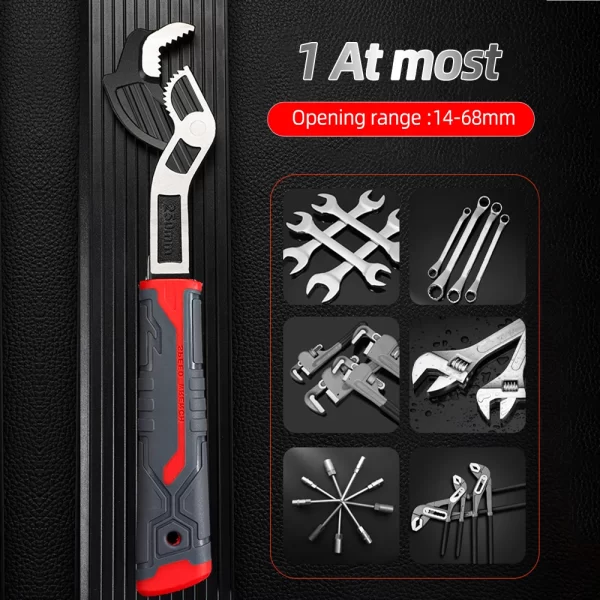 AIRAJ Universal Wrench Multi-Function Adjustable Wrench - Image 2