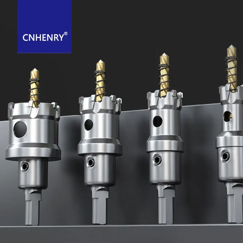 TCT Hole Saw Carbide Tipped Hole Cutter With Titanium-Plated Pilot Drill Bit - Image 2