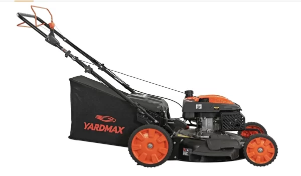 22 in. 201cc Select PACE 6 Speed CVT High Wheel RWD 3-in-1 Gas Walk Behind Self Propelled Lawn Mower, Black - Image 6