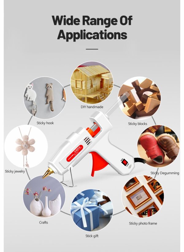 50/70W Hot Melt Glue Gun Power Stick Big Hand Tool - Image 18