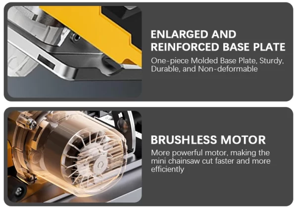 EGOD 5 Inch Brushless Electric Circular Saw Tools for Dewalt Battery - Image 14