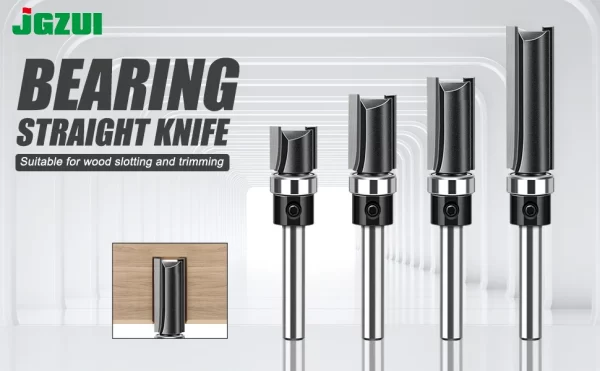 1pc 6mm 1/4"Shank Bearing Straight Router Bit - Image 17