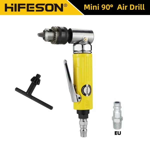 HIFESON 3/8 Elbow Air Drill Right Angle 90 ° Air Drill - Image 7
