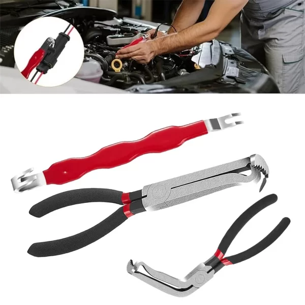 Electrical Disconnect Pliers Car Fuel Line Breaker Tool Kit Oil Pipe Cutting Wire - Image 17