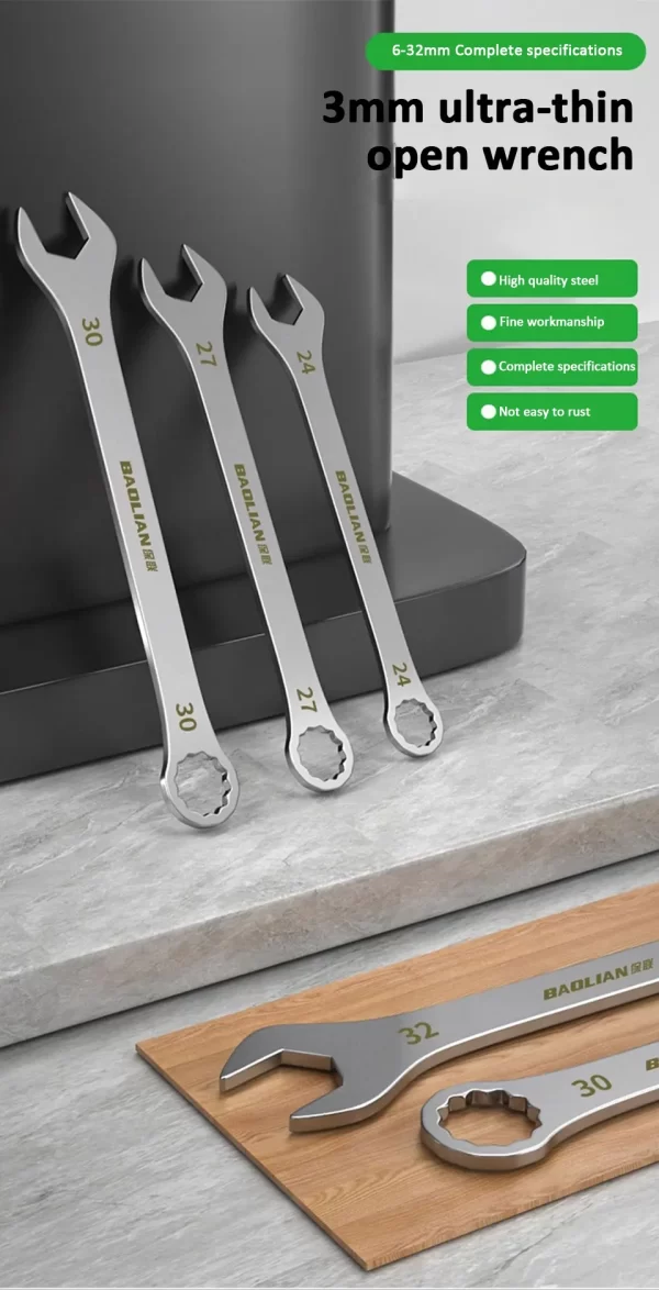 Ultra-thin Open End Wrench - Image 28