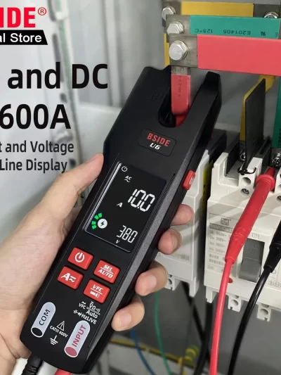 BSIDE U6 Professional Digital Clamp Meter 600A AC DC Pliers Voltmeter Electrical Tester