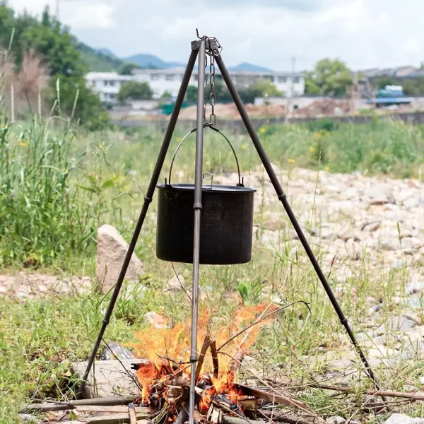 Outdoor Portable Folding Barbecue Stove Camping Picnic Stainless Steel Barbecue Frame - Image 10