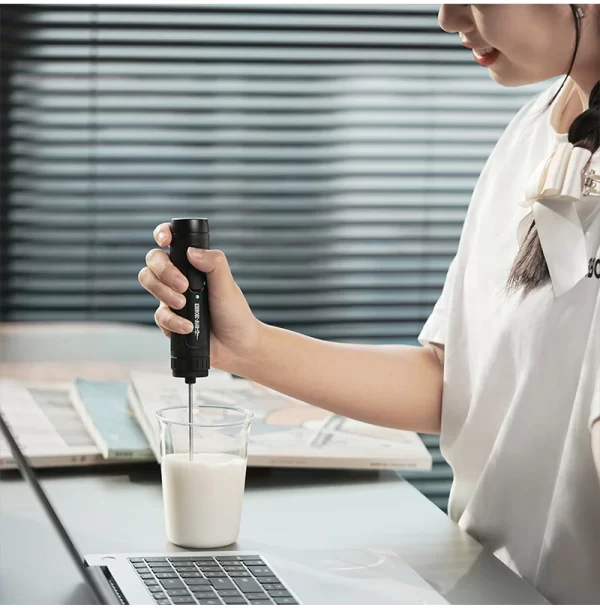 MHW-3BOMBER Electric Milk Frother Portable Handheld Milk Foamer USB Rechargeable - Image 33