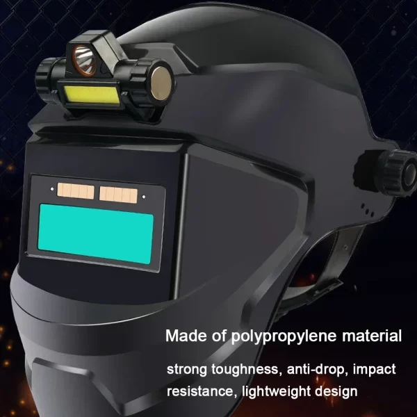 PC Welding Masks Automatic Variable Light Adjustment Large View Auto Darkening - Image 6
