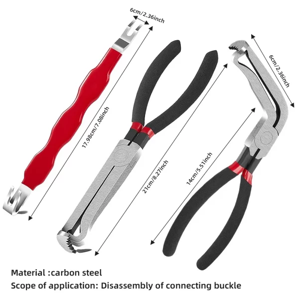 Electrical Disconnect Pliers Car Fuel Line Breaker Tool Kit Oil Pipe Cutting Wire - Image 15