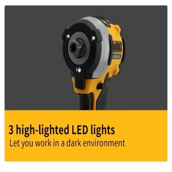 DEWALT DCF922 Wireless Impact Wrench Rechargeable High Torque 406Nm(Reverse) 1/2" 2500 PRM Universal 20V Battery Power Tools - Image 3