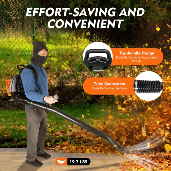 65CC 2 Stroke Petrol Backpack Leaf Air-cooled Blower - Image 4