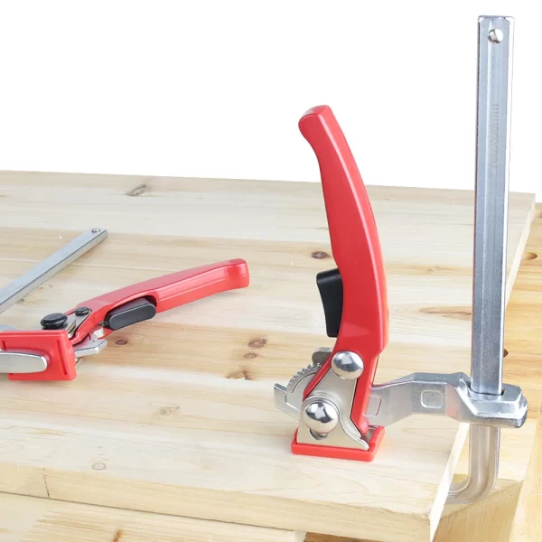Allsome 2PCS 160x60mm Quick Guide Rail Clamp Carpenter F Clamp - Image 4