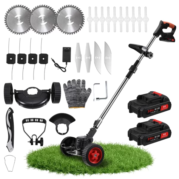 Foldable Grass Trimmer 21V 1300mAh Efficient And Durable Electric Mower