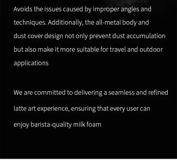 MHW-3BOMBER Electric Milk Frother Portable Handheld Milk Foamer USB Rechargeable - Image 12