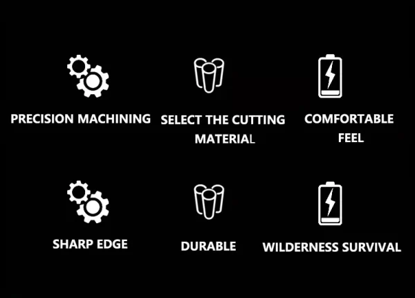 Survival Fixed Blade Knife Leather Sheath High Quality - Image 9