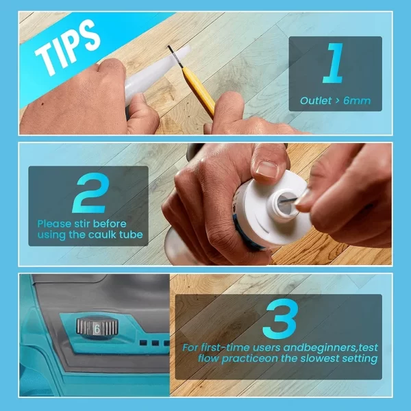 Cordless Electric Glue Gun Multifunctional Electric Caulking Gun Makita 18V Battery - Image 11