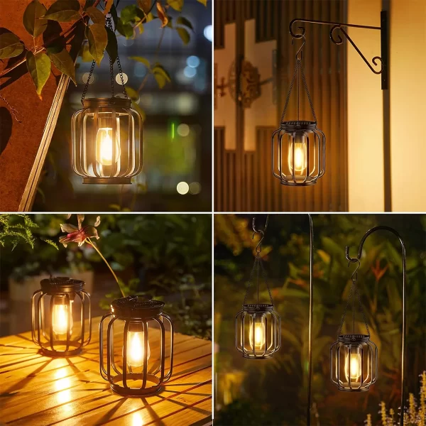 Solar Lantern Led Light Garden Lamps 3000k Lights Outdoor Waterproof - Image 12