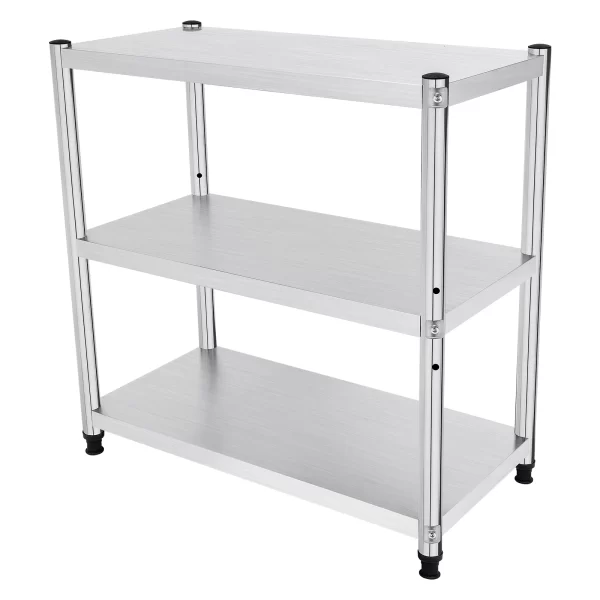 3-Tier Stainless Steel Multifunctional Food Prep Worktable - Image 2