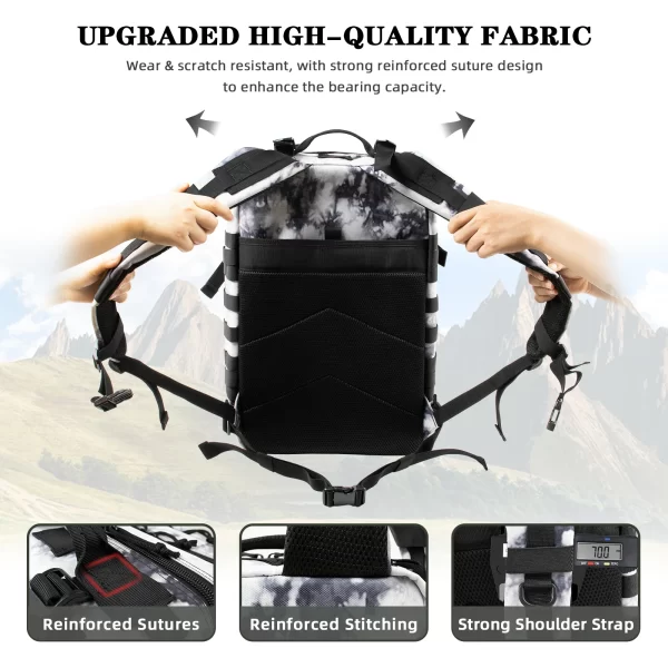 45L/25L Tactical Backpack Men's Travel Large Capacity Rucksacks - Image 35