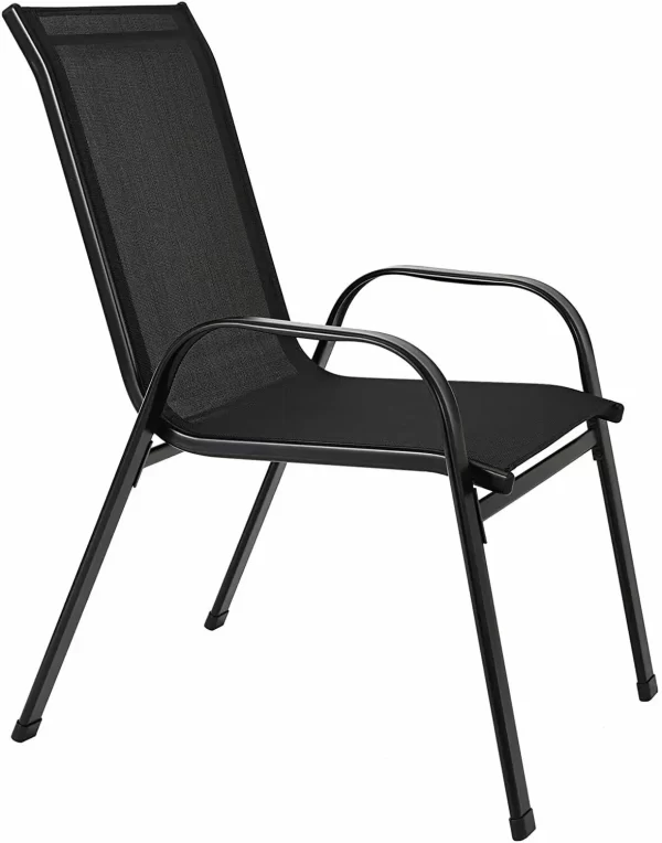 4PCS Garden Chairs Steel-iron+Teslin Fabric Folding High Back Balcony Chair - Image 9
