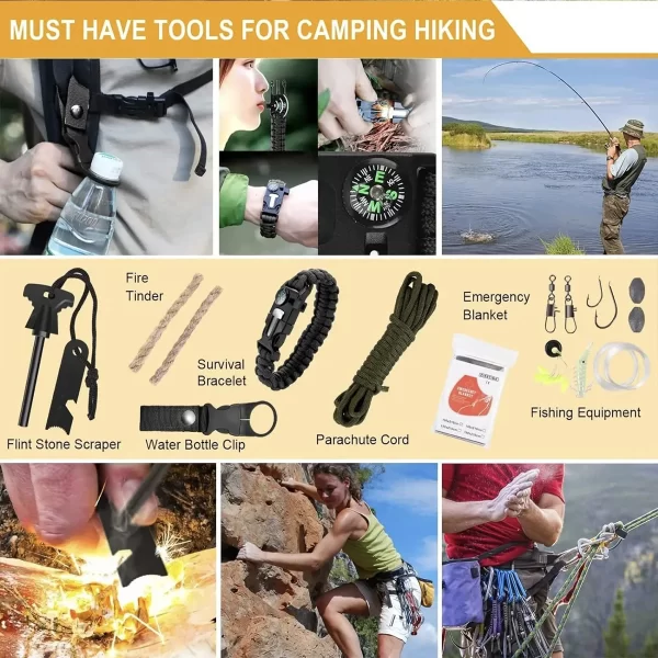 Outdoor Supplies Camping Emergency Equipment Camping Survival Tool Set - Image 6