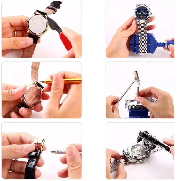 147-Piece Clock Maintenance Hardware Tools Watch Maintenance - Image 5