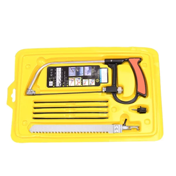 7in1  Steel Saw Metal Wood Glass Saw Kit 6 Blades Woodworking Metalworking - Image 8