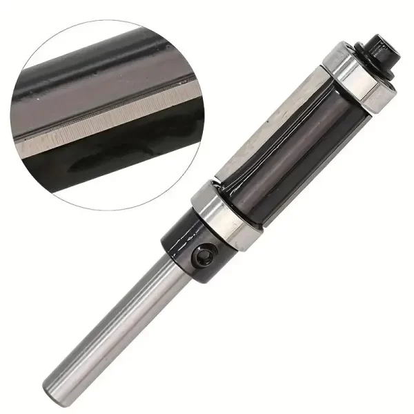 1pc Woodworking Power Tools 1/4'' Shank Top & Bottom Bearing Flush Trim Router Bit - Image 6
