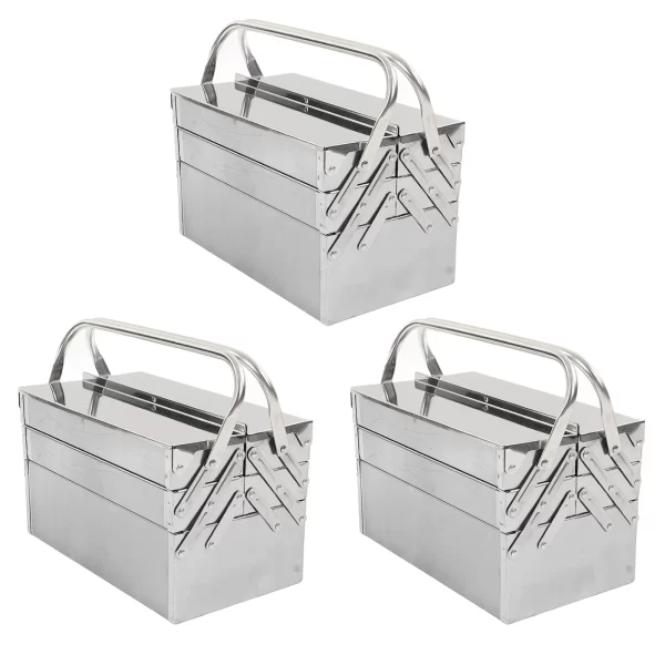 Cantilever Tool Box Rustproof High Hardness Retractable Portable Folding - Image 10