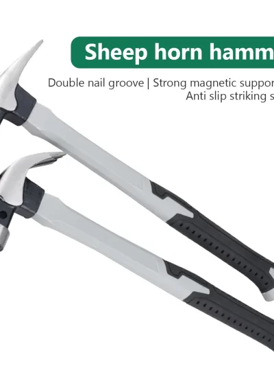 Multi-functional Handle Claw Hammer Double Nail High Carbon Steel